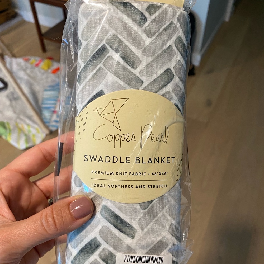 NIB copper pearl swaddle